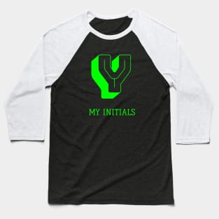 Letter Y Initials Unique Name T-Shirt Baseball T-Shirt